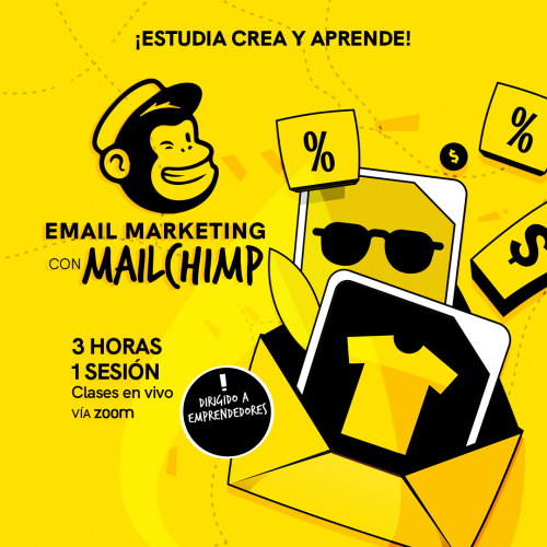 Taller en línea, Email Marketing con Mailchimp, con Dr Graphic Venezuela